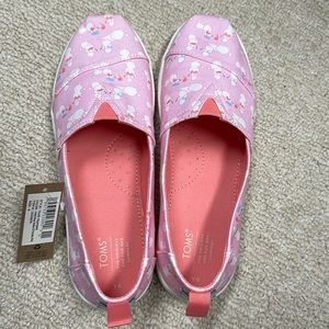 Toms Alpargata veiled rose oodles of poodles print